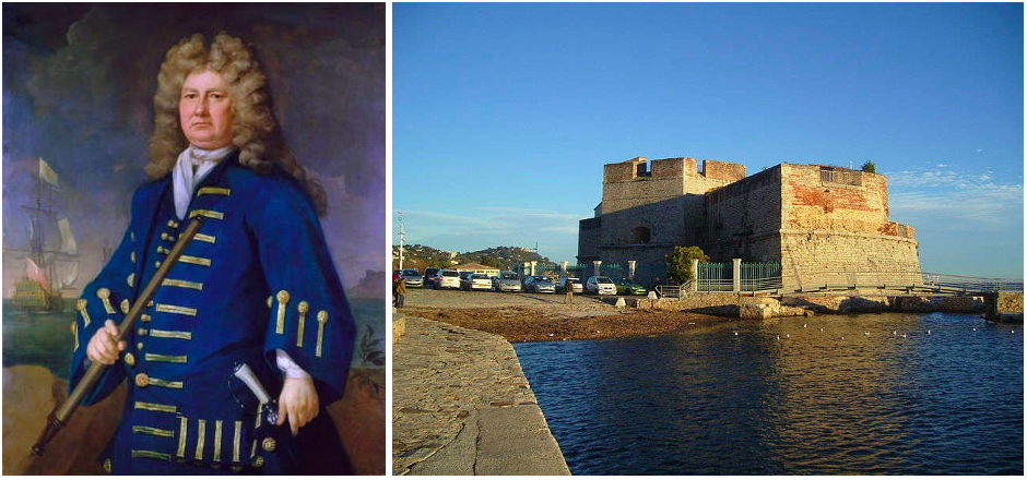 Ammiraglio Sir
                        Cloudesley - Fort Saint Louis