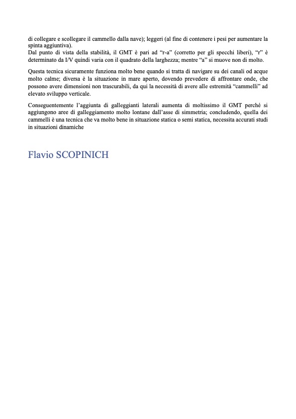 Il Cammello una
                      tecnologia del passato usata nel presente